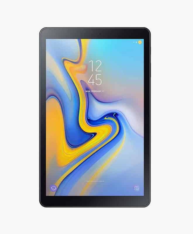 The Samsung Galaxy Tab A 10.5 (2018), front